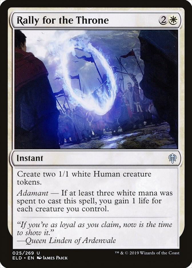 Rally for the Throne (25) [Throne of Eldraine]