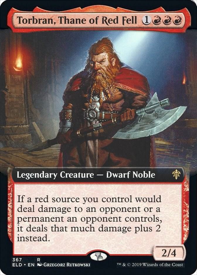 Torbran, Thane of Red Fell (Extended Art) (367) [Throne of Eldraine] [Extended Art]