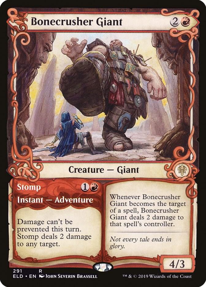 Bonecrusher Giant (Showcase) (291) [Throne of Eldraine] [Showcase]