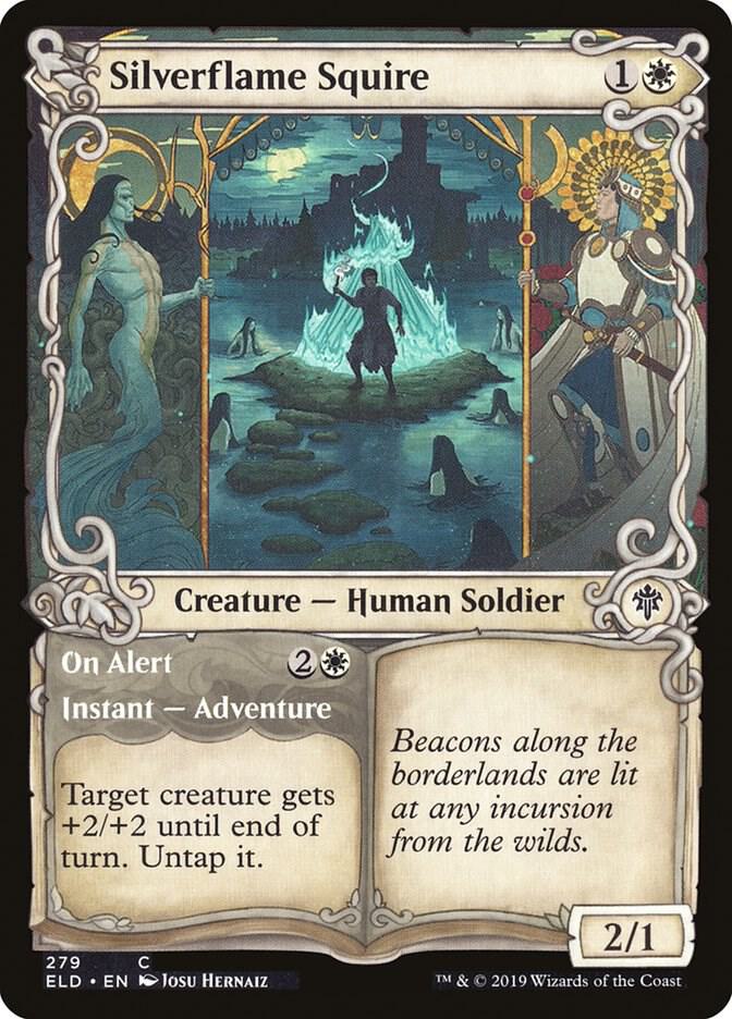 Silverflame Squire (Showcase) (279) [Throne of Eldraine] [Showcase]