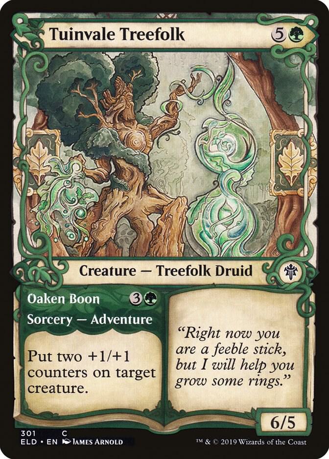 Tuinvale Treefolk (Showcase) (301) [Throne of Eldraine] [Showcase]