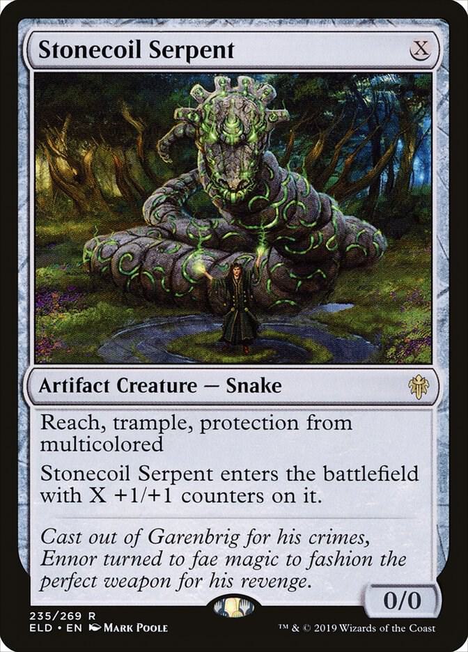 Stonecoil Serpent (235) [Throne of Eldraine]