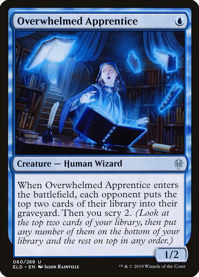 Overwhelmed Apprentice (60) [Throne of Eldraine]