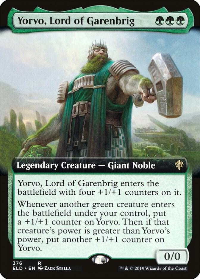 Yorvo, Lord of Garenbrig (Extended Art) (376) [Throne of Eldraine] [Extended Art]