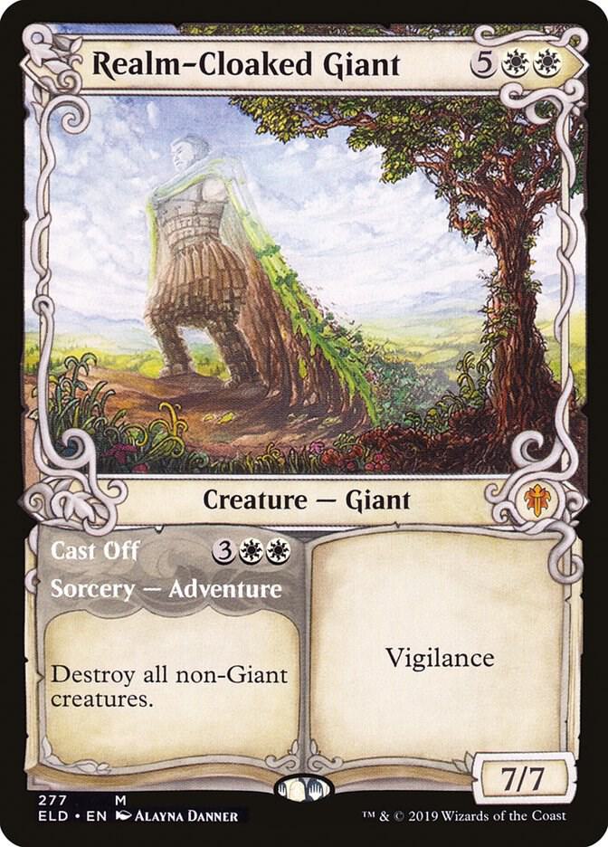 Realm-Cloaked Giant (Showcase) (277) [Throne of Eldraine] [Showcase]