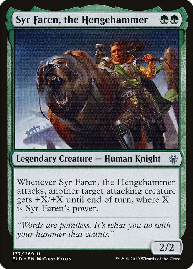 Syr Faren, the Hengehammer (177) [Throne of Eldraine]