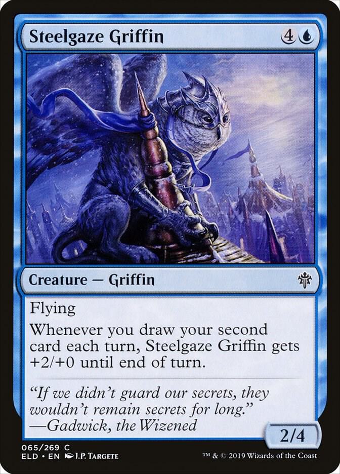 Steelgaze Griffin (65) [Throne of Eldraine]
