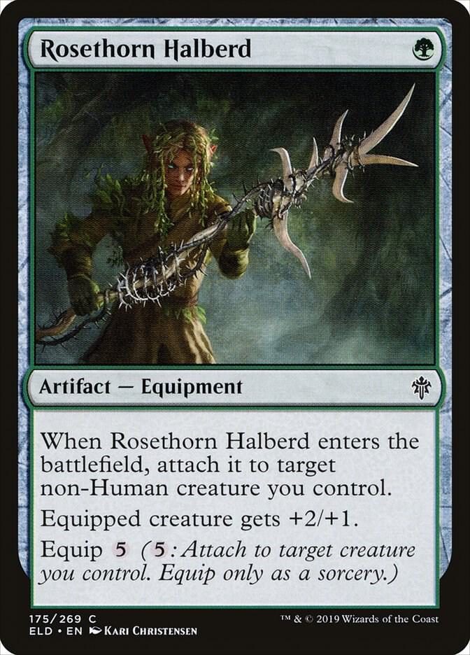 Rosethorn Halberd (175) [Throne of Eldraine]