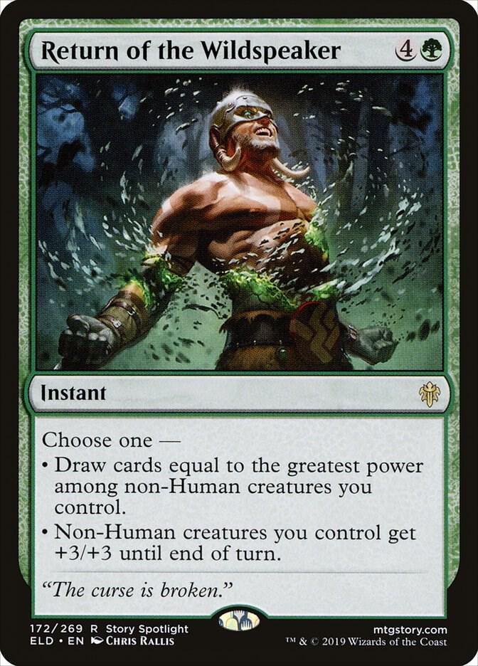 Return of the Wildspeaker (172) [Throne of Eldraine]