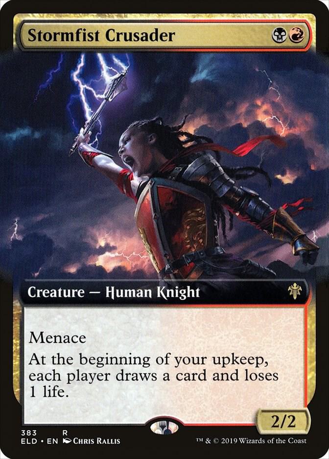 Stormfist Crusader (Extended Art) (383) [Throne of Eldraine] [Extended Art]