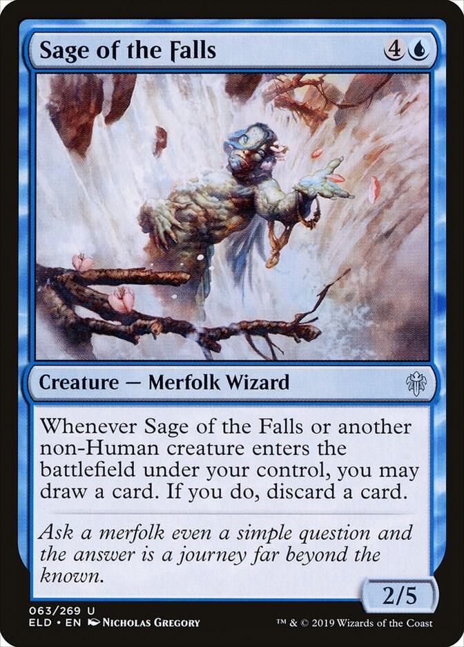 Sage of the Falls (63) [Throne of Eldraine]