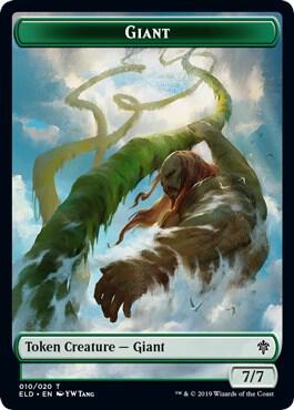 Giant Token (10) [Throne of Eldraine]
