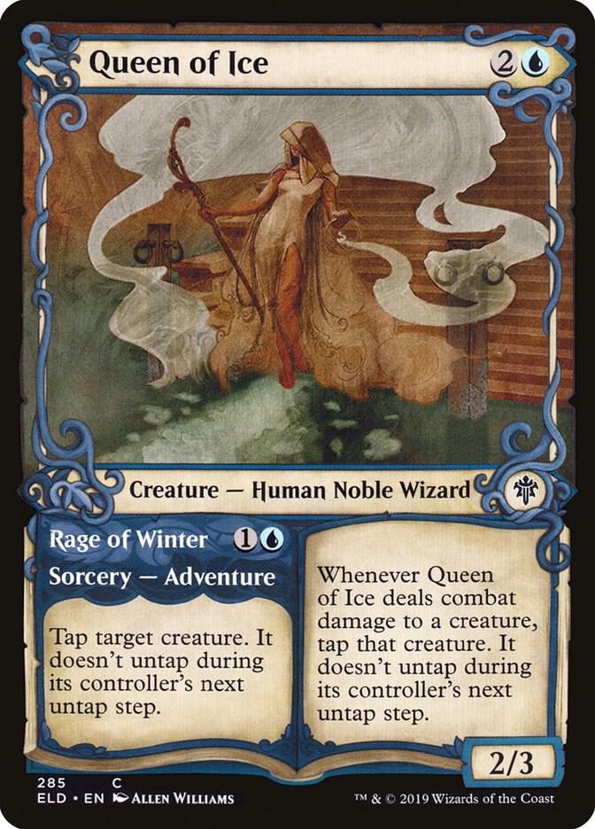 Queen of Ice (Showcase) (285) [Throne of Eldraine] [Showcase]