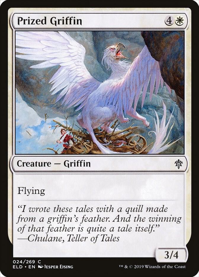 Prized Griffin (24) [Throne of Eldraine]