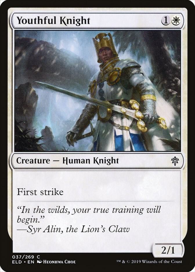 Youthful Knight (37) [Throne of Eldraine]