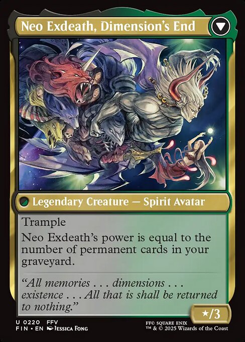 Exdeath, Void Warlock (220) [Final Fantasy] Reverse