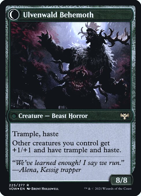 Ulvenwald Oddity (225) [Prerelease Cards] Reverse