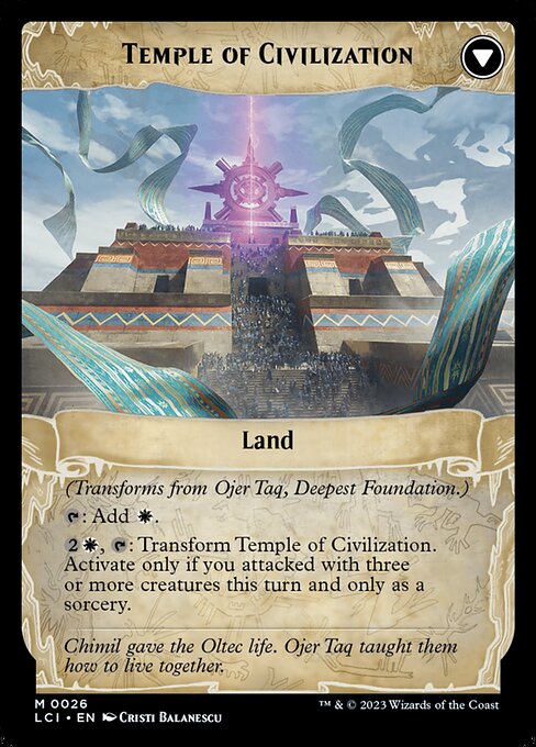 Ojer Taq, Deepest Foundation (26) [The Lost Caverns of Ixalan] Reverse