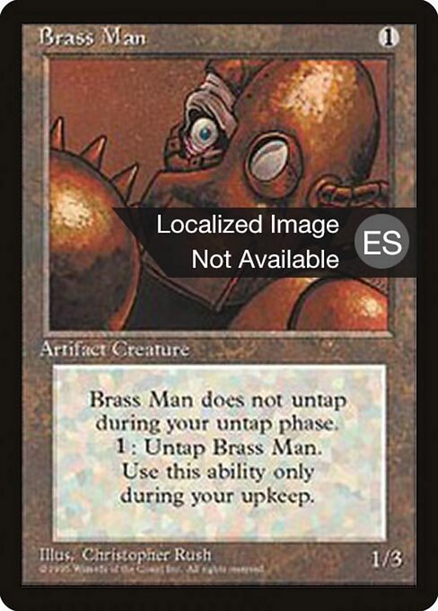 Brass Man (302) [Fourth Edition Foreign Black Border]
