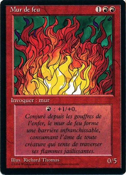 Wall of Fire (183) [Foreign Black Border]