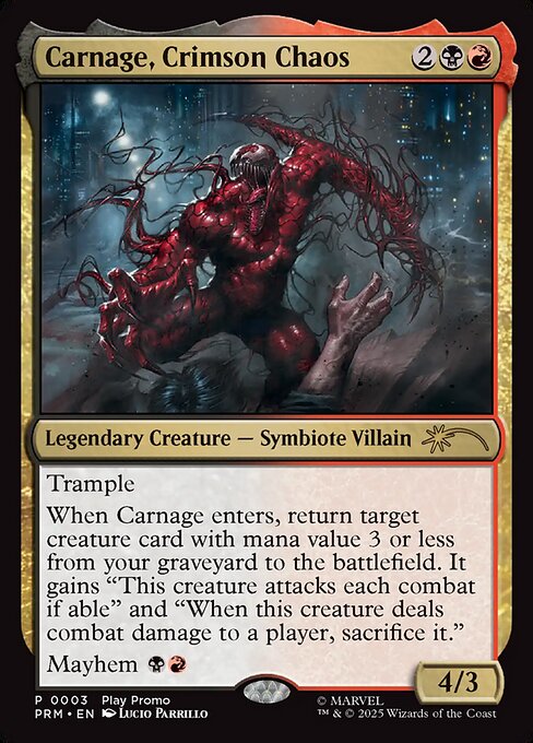 Carnage, Crimson Chaos (3?) [Marvel's Spider-Man Promos]