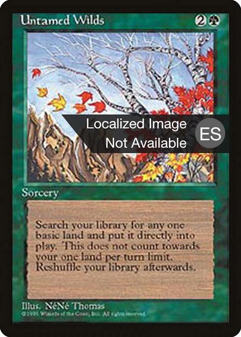 Untamed Wilds (279) [Fourth Edition Foreign Black Border]