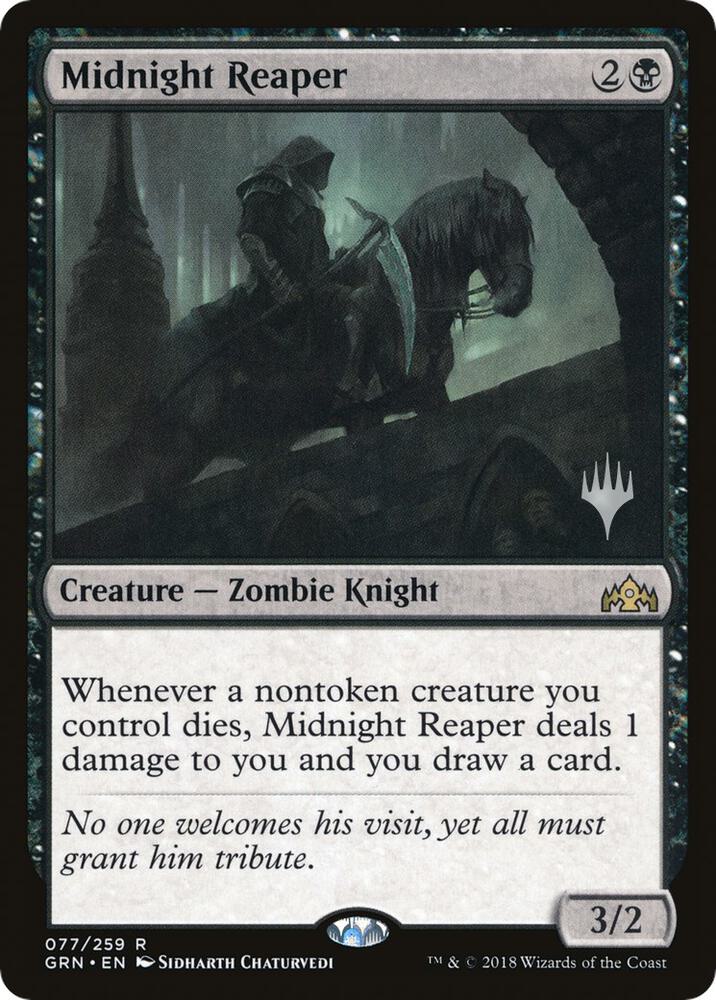 Midnight Reaper (77) [Throne of Eldraine Promos]