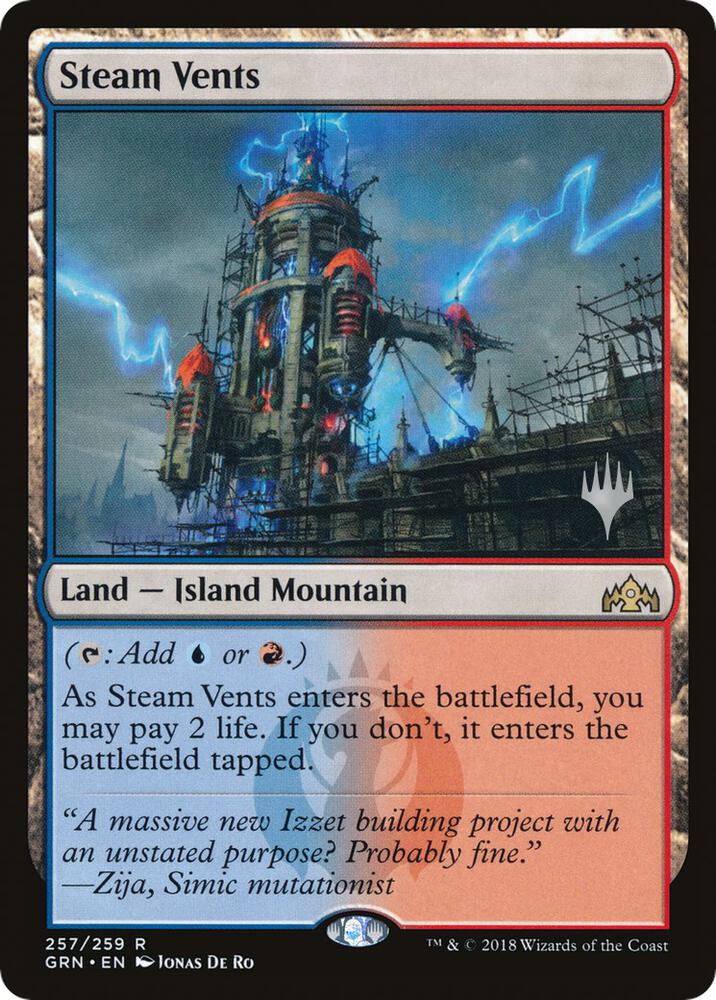 Steam Vents (257) [Throne of Eldraine Promos]