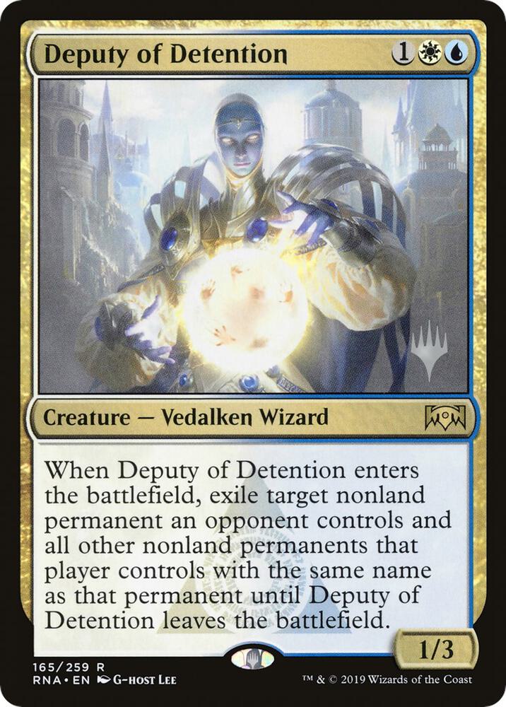 Deputy of Detention (165) [Throne of Eldraine Promos]