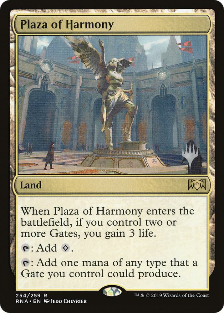 Plaza of Harmony (254) [Throne of Eldraine Promos]