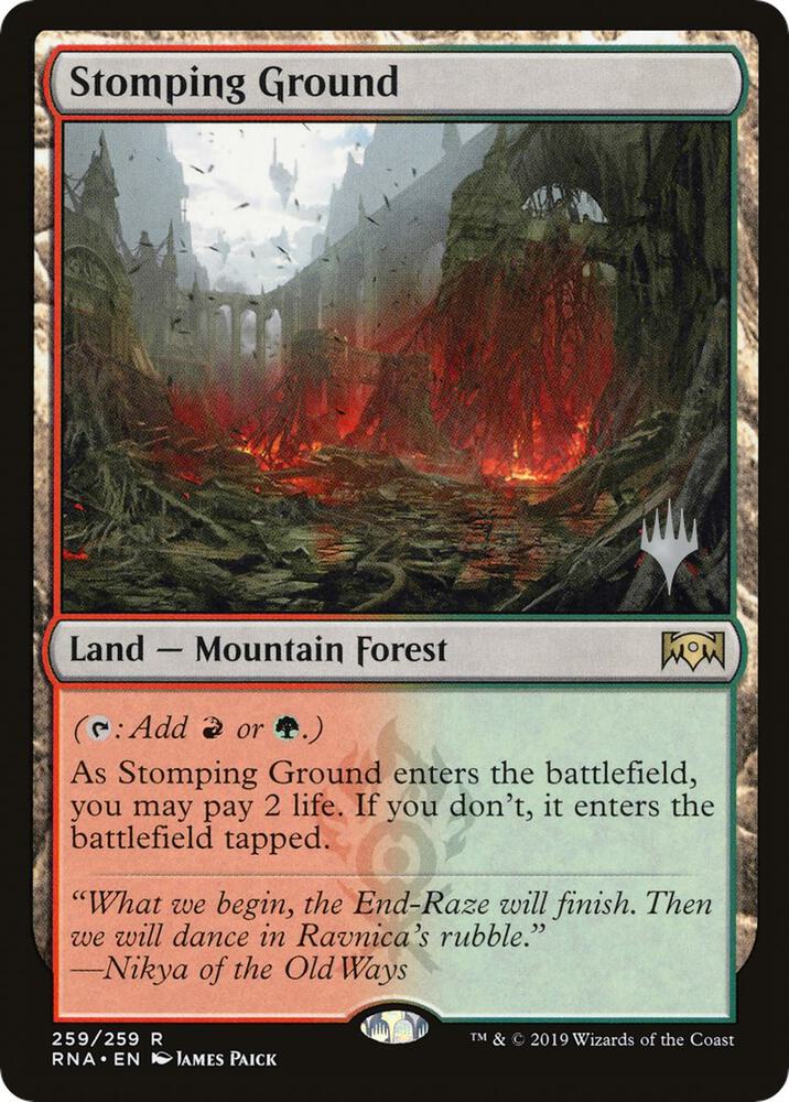 Stomping Ground (259) [Throne of Eldraine Promos]