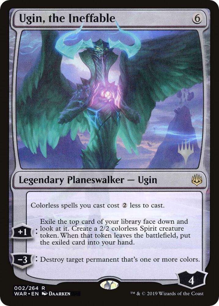 Ugin, the Ineffable (2) [Throne of Eldraine Promos]