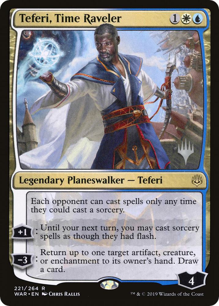 Teferi, Time Raveler (221) [Throne of Eldraine Promos]