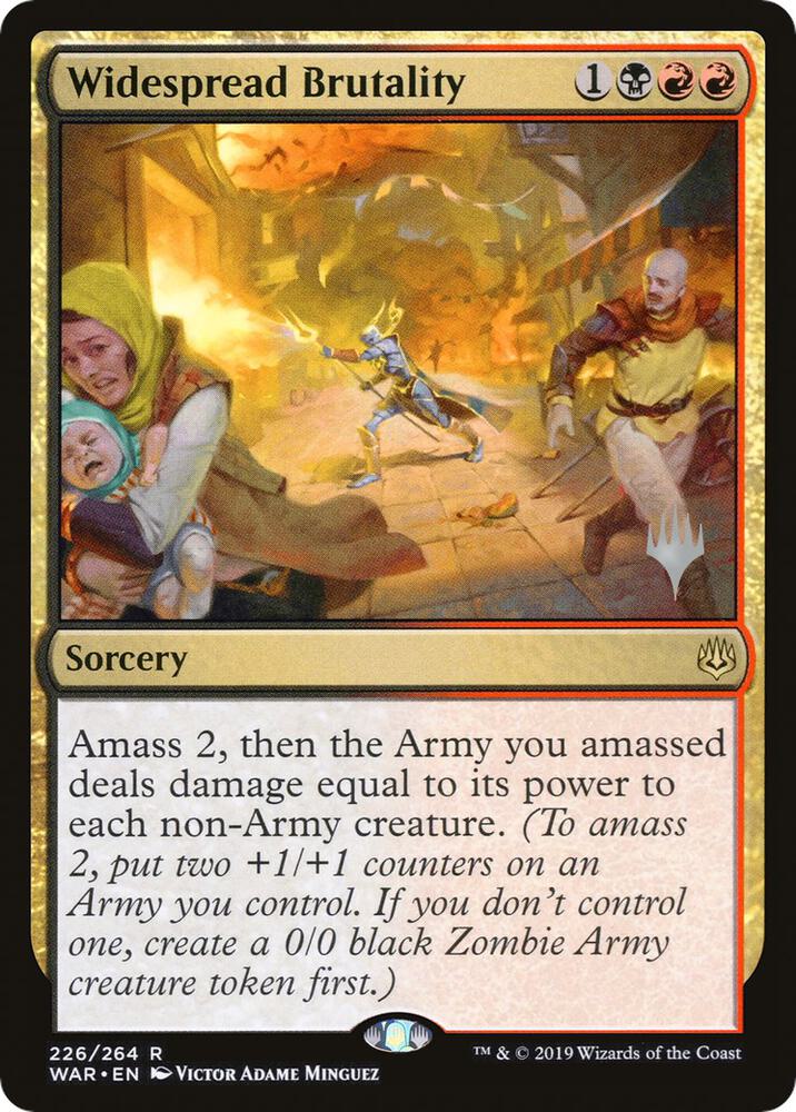 Widespread Brutality (226) [Throne of Eldraine Promos]