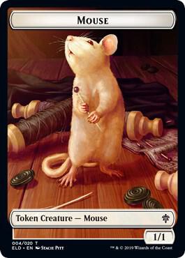 Mouse // Food (017) Double-Sided Token (4 // 17) [Throne of Eldraine]