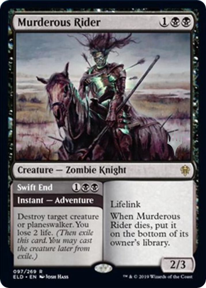 Murderous Rider (97) [Throne of Eldraine Promos]