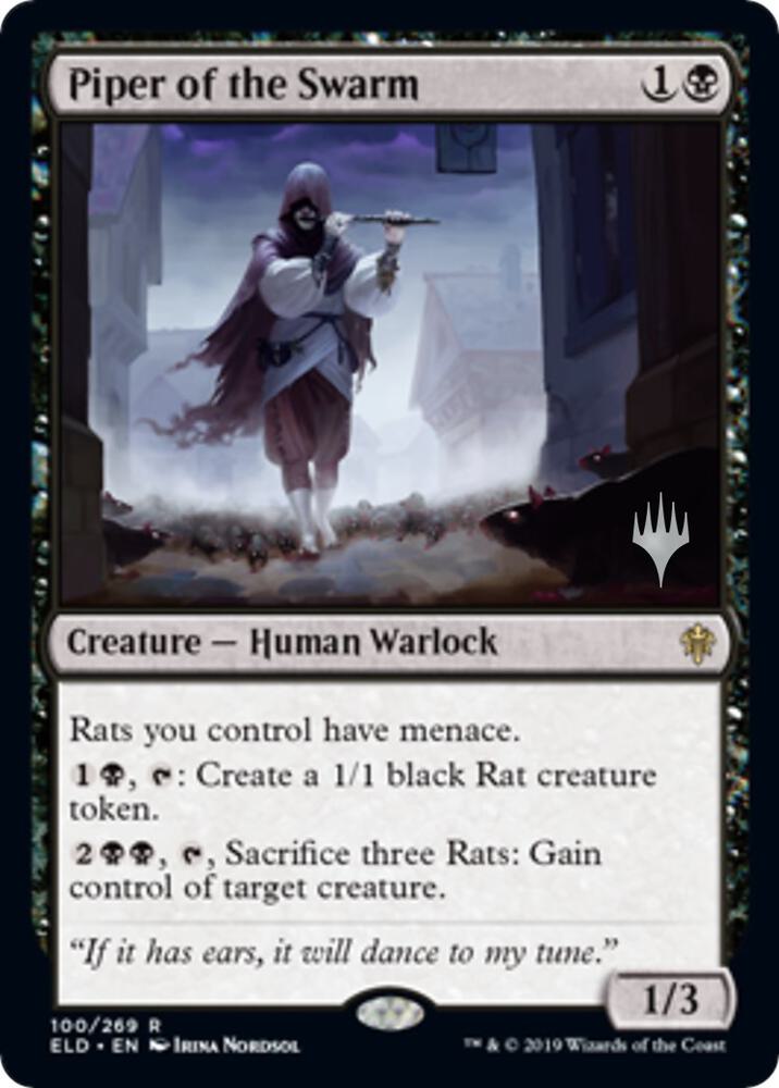 Piper of the Swarm (100) [Throne of Eldraine Promos]