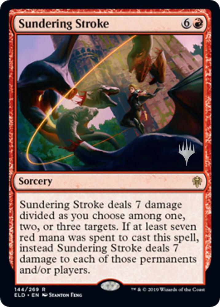 Sundering Stroke (144) [Throne of Eldraine Promos]