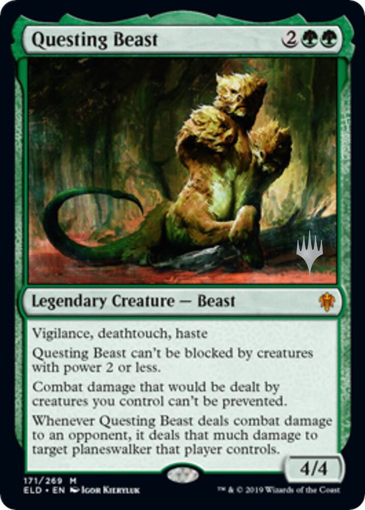 Questing Beast (171) [Throne of Eldraine Promos]