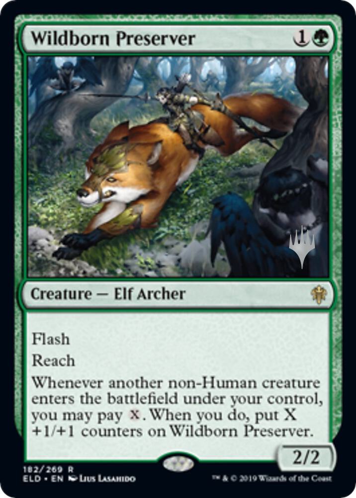 Wildborn Preserver (182) [Throne of Eldraine Promos]