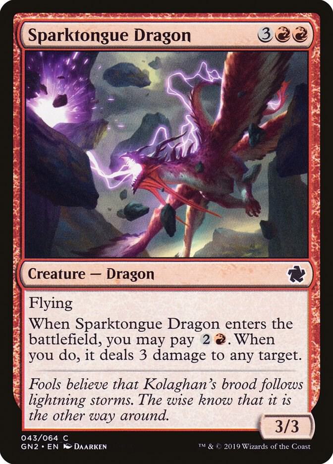 Sparktongue Dragon (43) [Game Night 2019]