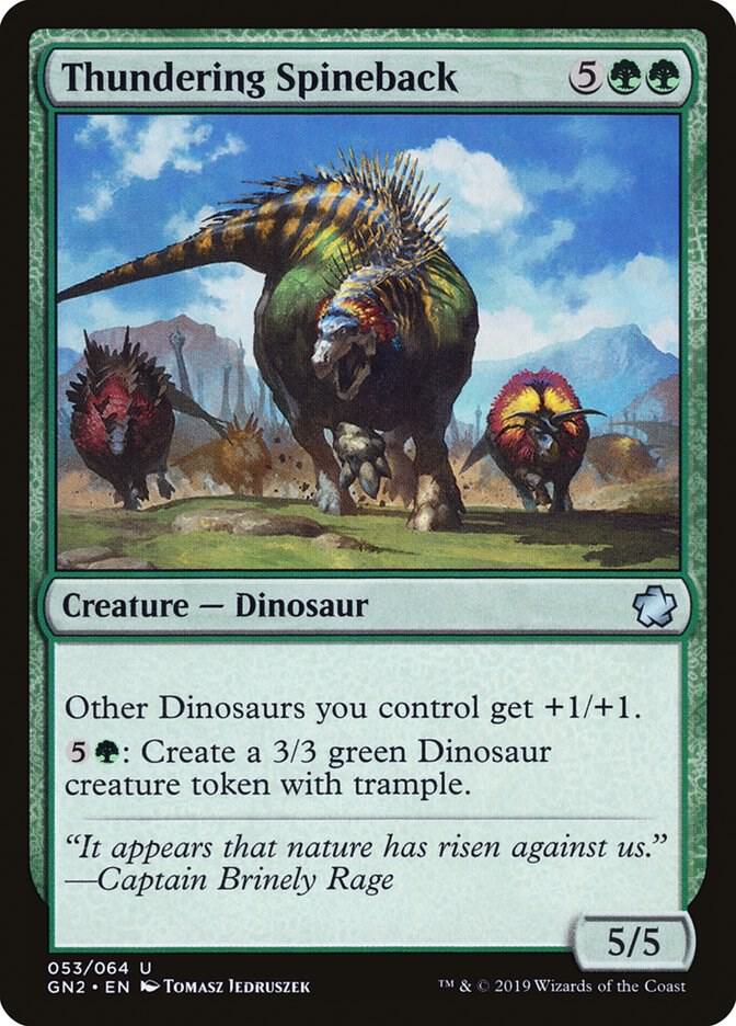 Thundering Spineback (53) [Game Night 2019]