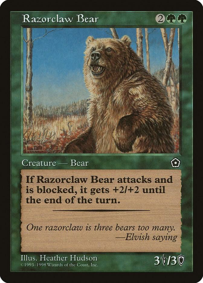 Razorclaw Bear (142) [Portal Second Age]