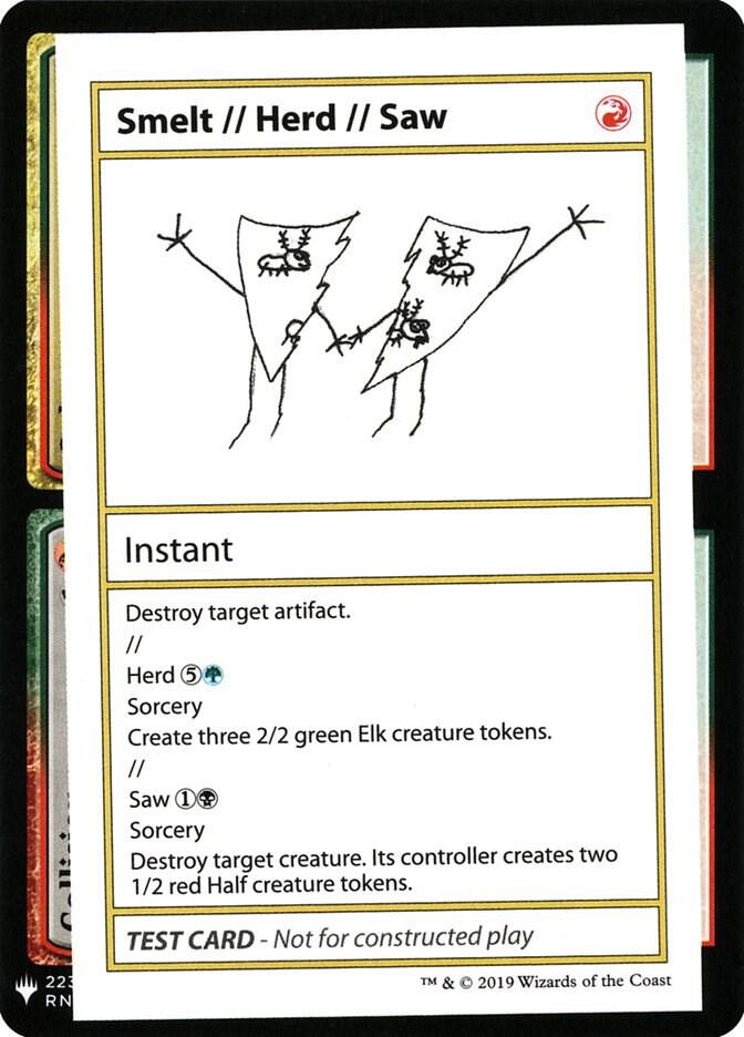 Smelt // Herd // Saw [Mystery Booster: Convention Edition Exclusives]