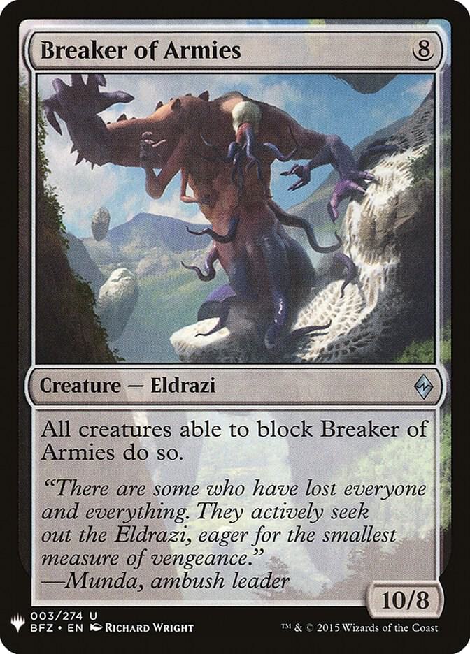 Breaker of Armies (3) [The List]