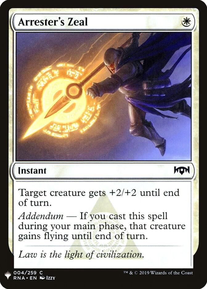Arrester's Zeal (4) [The List]