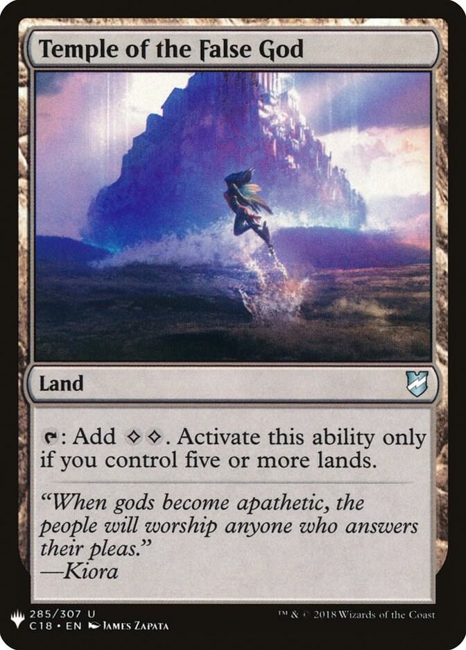Temple of the False God (C18) (285) [The List]