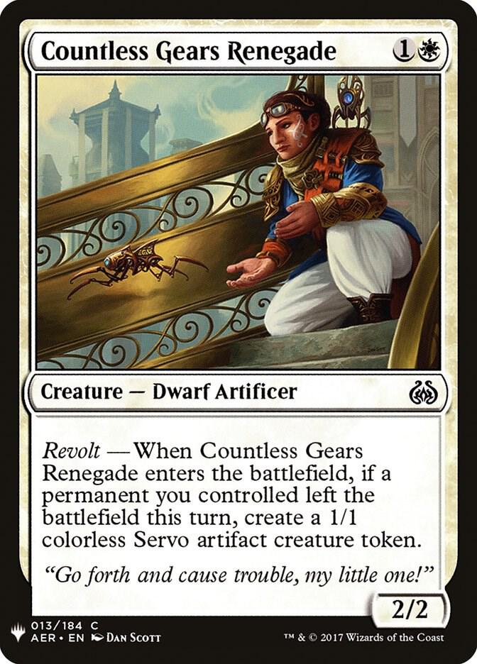 Countless Gears Renegade (13) [The List]