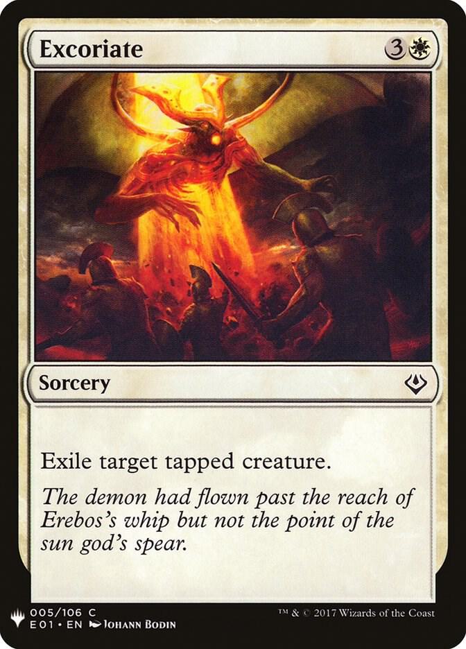 Excoriate (5) [The List]