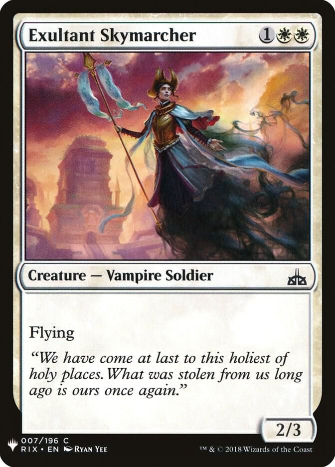 Exultant Skymarcher (7) [The List]